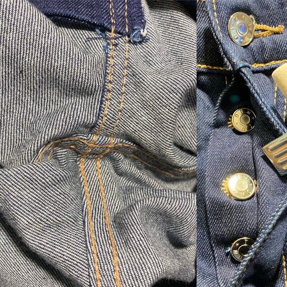 Topman Stretch Skinny Jeans Men's Button Fly Dark Wash 32X29 Short Inseam Denim - Picture 10 of 15